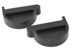 Endstück rechts zum Kleben, RG80 Typ 250 anthrazit (1 Stück)