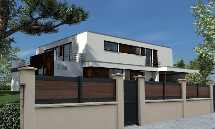 Fiberdeck BOSTON WPC PREMIUM Zaunprofil