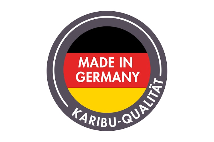 Karibu Design Saunahaus Arcadia Blackline - 73 mm inkl. gratis Sauna-Zubehörset im Wert von 234,94 €