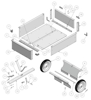 Husqvarna Zubehör für Aufsitzmäher 504795401 Anhänger Promo