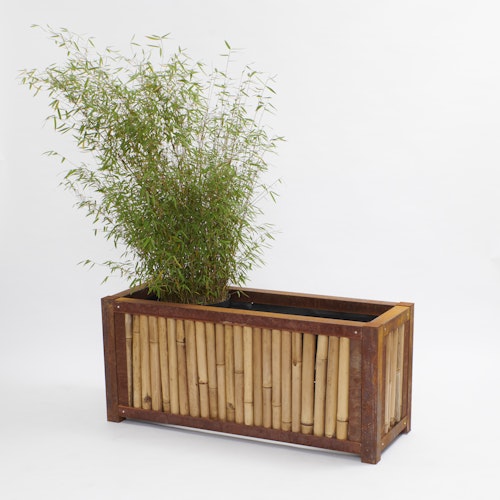 BambusBASIS Hochbeet - Profile Corten