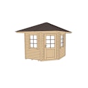 Vorschaubild Weka 28 mm Gartenhaus 149 5-Eck