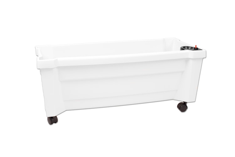 KHW Calypso Pflanzkasten auf Rollen mit Bewässerungssystem + Spalier