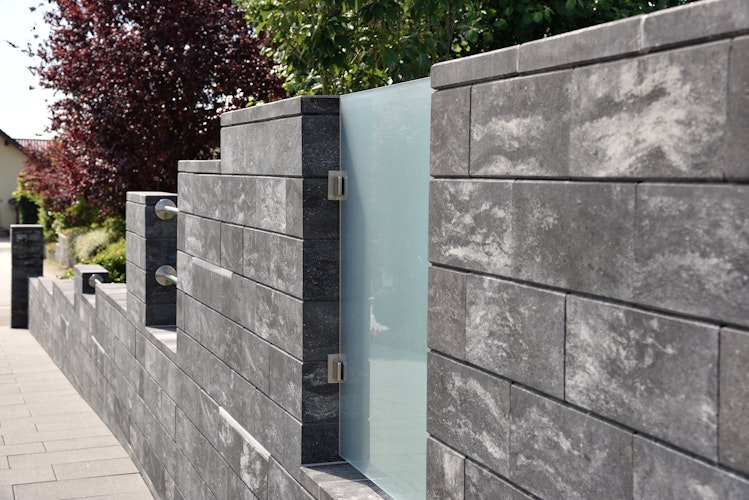 WESERWABEN® Sichtschutz-Glaselement aus ESG-Glas - Vario-Line® Classic