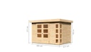 Vorschaubild Karibu Woodfeeling Gartenhaus Kerko 3/4/5/6 - 19 mm