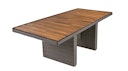 Vorschaubild Garden Pleasure Gartenmöbel Set BRAGA 01, Tisch 220 x 100 + 6 Sessel, Polyrattan / Akazie / Kissen 100 % Polyester