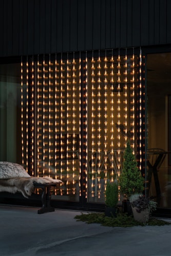 Konstsmide Weihnachtsbeleuchtung  LED Tropfenvorhang elliptisch 200x200cm