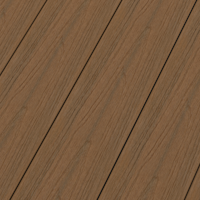 NewTechWood Gigangte Vintage WPC-Terrassendiele Hohlkammer Teak  23 x 210 mm