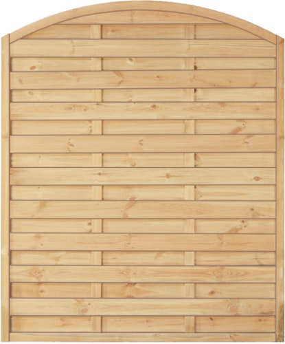T&J MAXI BOGEN Lamellenzaun 150 x 180/160 cm