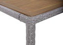 Vorschaubild Garden Pleasure Balkon-Set DAKOTA, Tisch 70 x 60 + 2 Sessel, Polyrattan / Akazie / Kissen 100 % Polyester