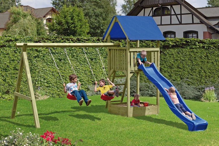 T&J HANS Spielanlage mit Schaukelanbau