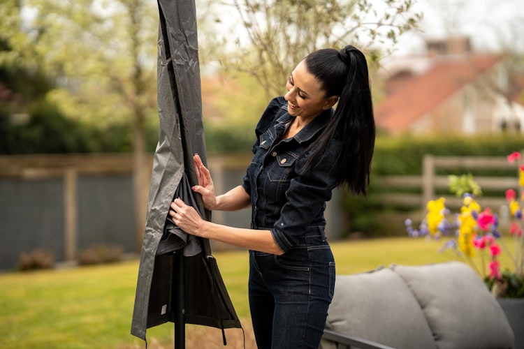 Winza Outdoor Covers Premium Schutzhülle für Marktschirm bis Ø 400 cm, 220 x 40 cm - Abverkauf