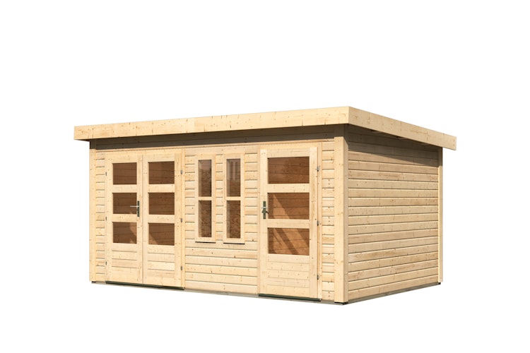 Karibu Woodfeeling Mittelwand-Gartenhaus Schönbuch 2 - 38 mm