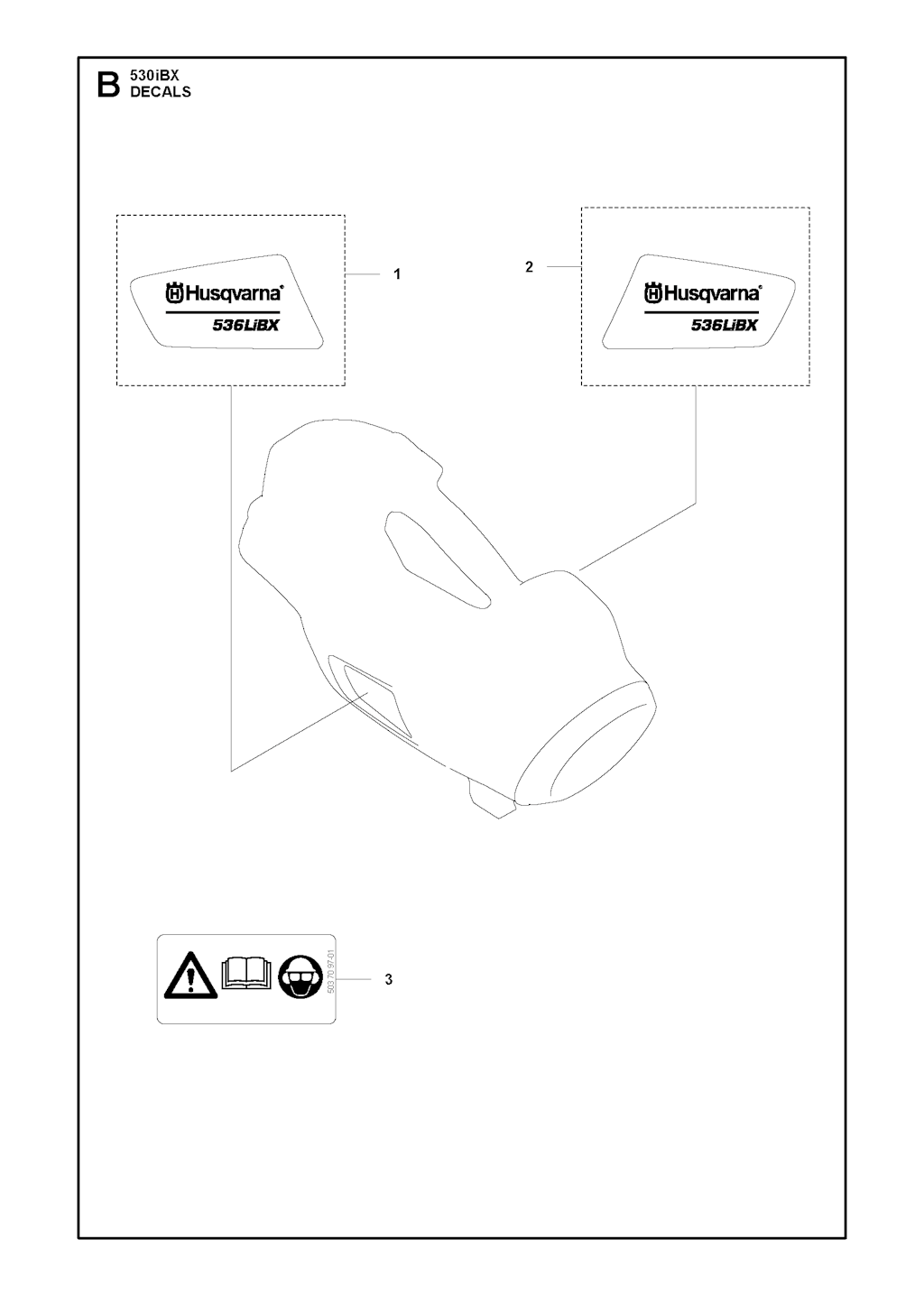Explosionszeichnung Ersatzteile