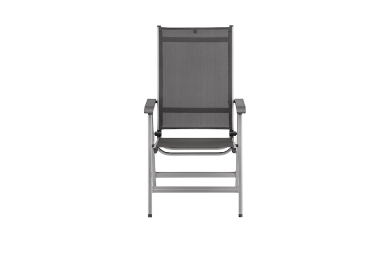 Kettler Multipositionssessel BASIC PLUS, Aluminium Silber / Outdoorgewebe Anthrazit