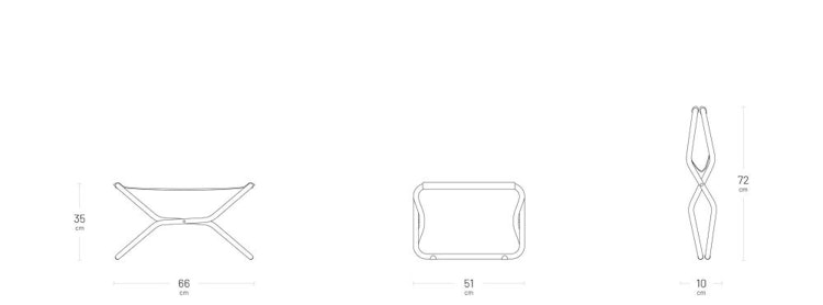 Lafuma Hocker NEXT, Stahl / Batyline