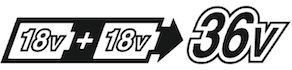 18 V 18 V = 36 V - ProductIcon