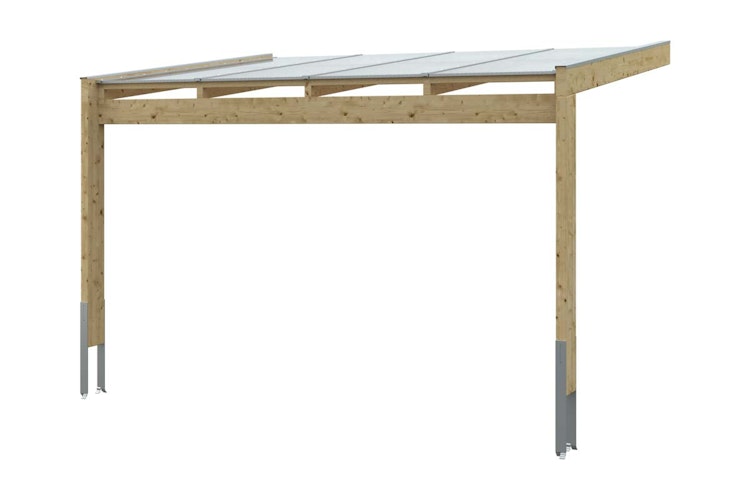 Skan Holz Terrassenüberdachung Novara Breite 450 cm