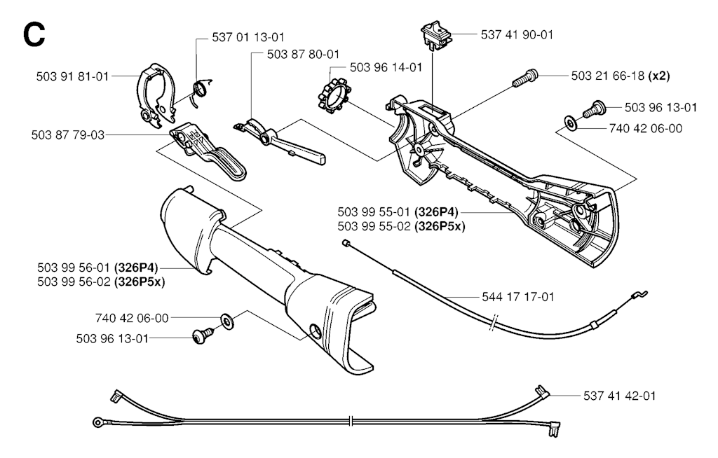 Explosionszeichnung Ersatzteile