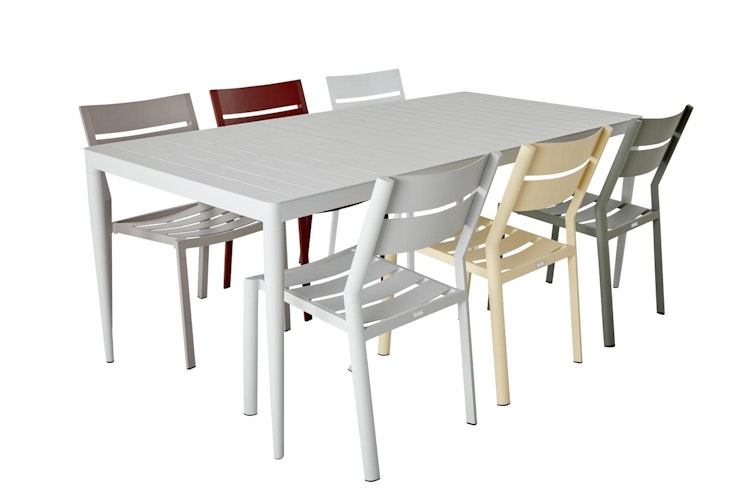 Brafab Stapelstuhl DELIA, Aluminium Dunkelgrau - Abverkauf