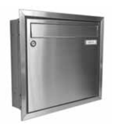 Gutta Rechteckvordach BS Plus 160 Sondermaß inkl. Seitenteil und Briefkasten  (neues Modell)