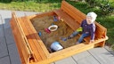 Vorschaubild Weka Sandkasten 196 B 140 x 140 cm