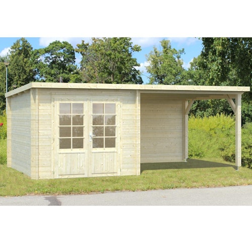 Palmako Gartenhaus Ella 6,9 + 8,2 m² - 28 mm