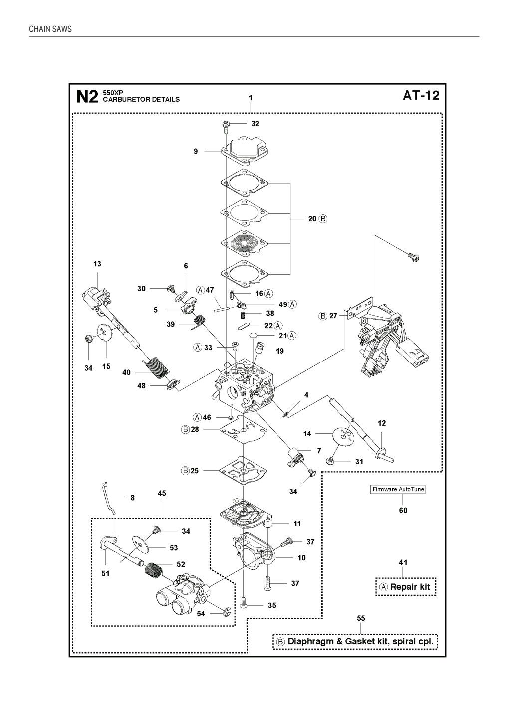 Explosionszeichnung Ersatzteile