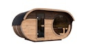 Vorschaubild Weka Design Oval Saunahaus Keila mit Thermoholz - 28/42 mm