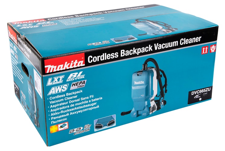 Makita Akku-Rucksackstaubsauger DVC665ZU