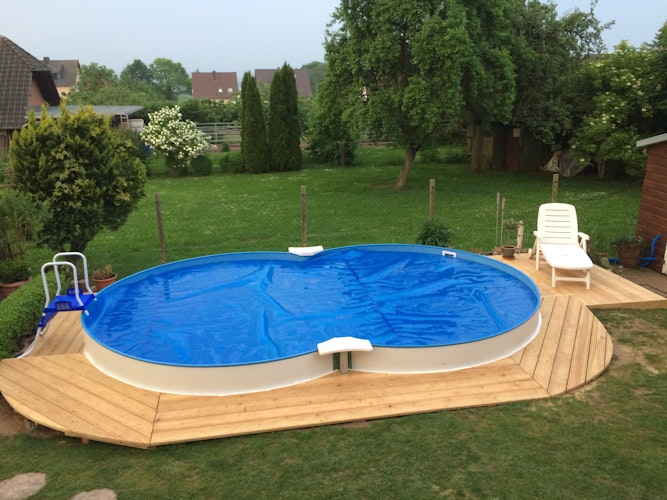 Summer Fun Achtform Aufstellbeckenset Classic 525x320x120cm