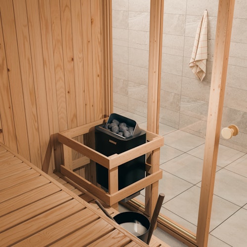 Bertilo Sauna Model 2 Medium white - 58 mm