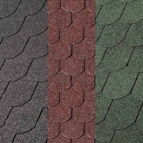 Karibu Biberschwanz- Dachschindeln