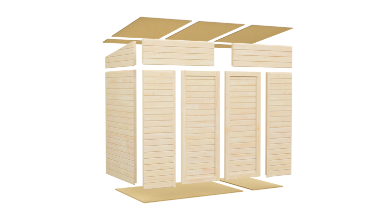 Bertilo Gerätehaus Timmo 2 - 19 mm