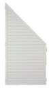 Vorschaubild T&J LIGHTLINE Kunststoff Zaunelement Ecke links 900 x 1800/900 mm, weiß
