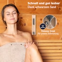 Vorschaubild Liebenstein 7-teiliges Premium-Komplettset – Lärchenholz Saunaeimer mit Kelle, 3 x Sauna-Aufguss, Sanduhr & Hygro-/Thermometer