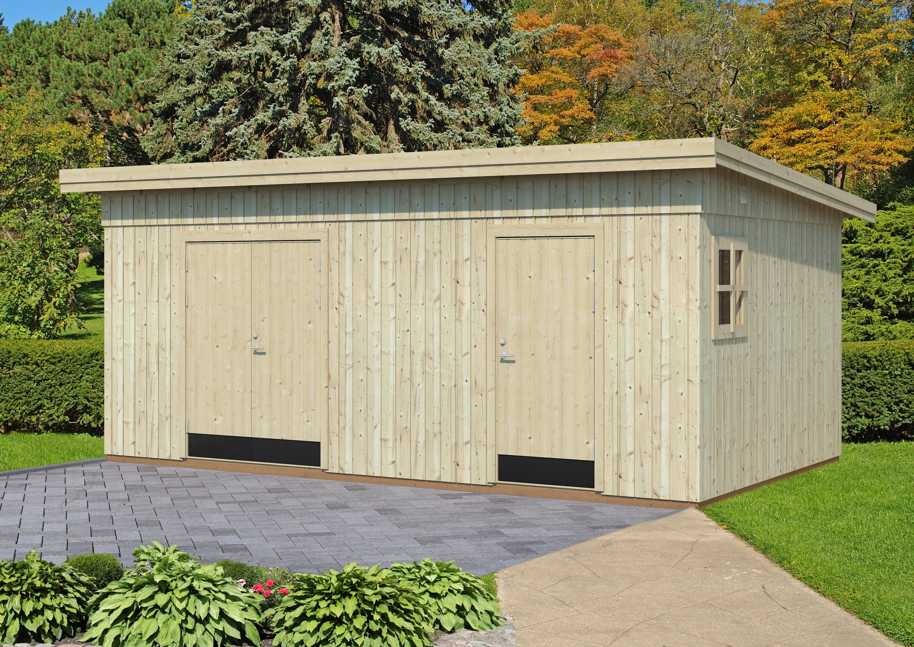 Palmako Gerätehaus Kalle 16,9 m² - 18+70 mm