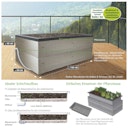 Vorschaubild JUWEL Hochbeet Timber Pflanzkasten für Balkon und Terrasse 