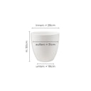 Vorschaubild Wikholm form Design Pflanzgefäß / Blumentopf cremeweiß ⌀ 31 x H 30 cm