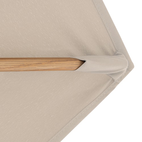 doppler Pendelschirm ALU WOOD 300 x 220, Aluminium Esche-Optik / 100 % Polyester 180 g/m²