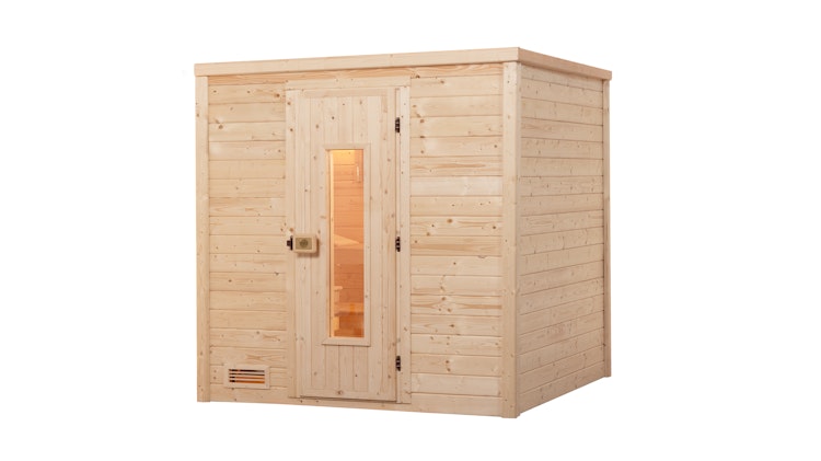 Weka Premium Massivholzsauna Bergen 2 - 45 mm