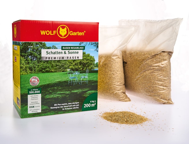 WOLF-Garten - Premium-Rasen »Schatten & Sonne« LP 200