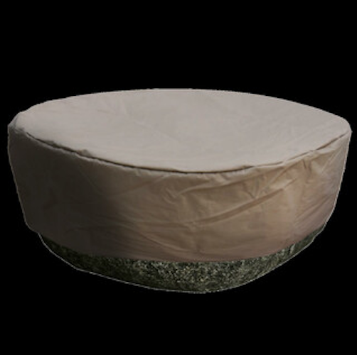 Gardenforma Ersatz-Wetterschutzhaube für Gasbrenner aus Kanevas Textil passend für Feuerstelle: Ätna