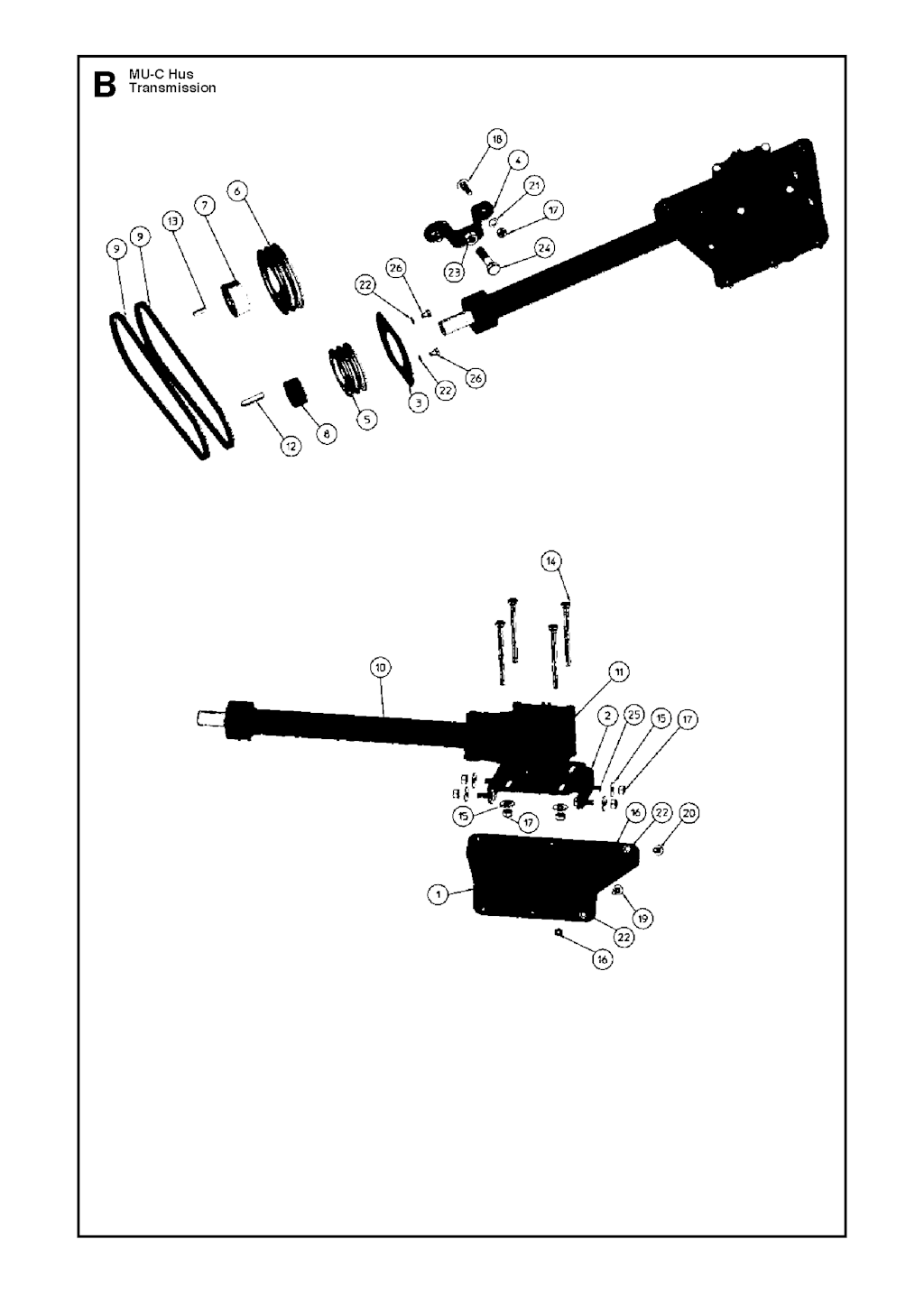 Explosionszeichnung Ersatzteile