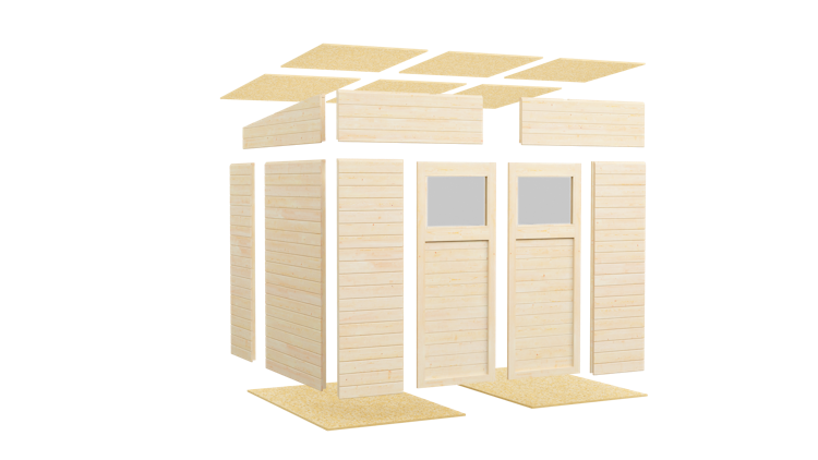 Bertilo Gerätehaus Amrum 1/2/3 - 14 mm