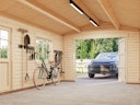 Vorschaubild Palmako Garage Roger 19,0 m² - 44 mm - mit Holztor