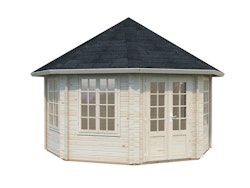 Palmako Pavillon Hanna 14,1 m² - 44 mm Transparent tauchimprägniert