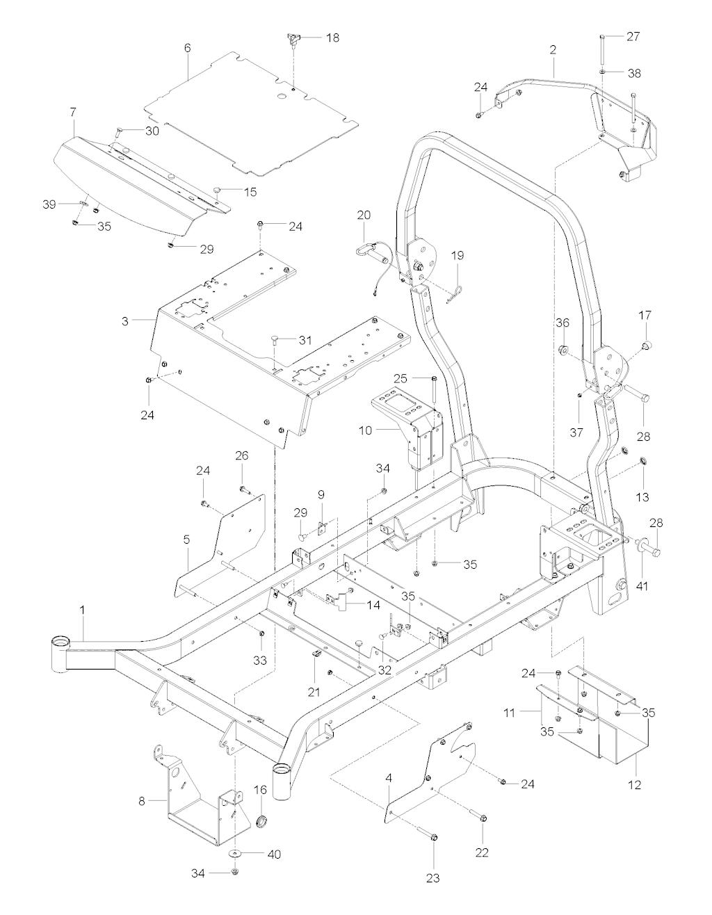 Explosionszeichnung Ersatzteile