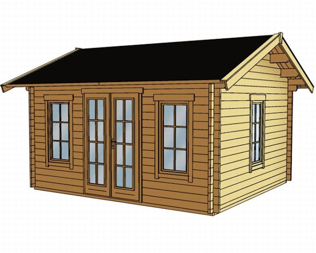 Skan Holz 45 mm Gartenhaus Lugano 2