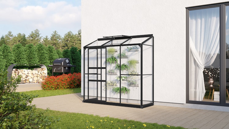 Vitavia Gewächshaus Styx/Ida 1300 inkl. 1 Dachfenster - 1,3 m²